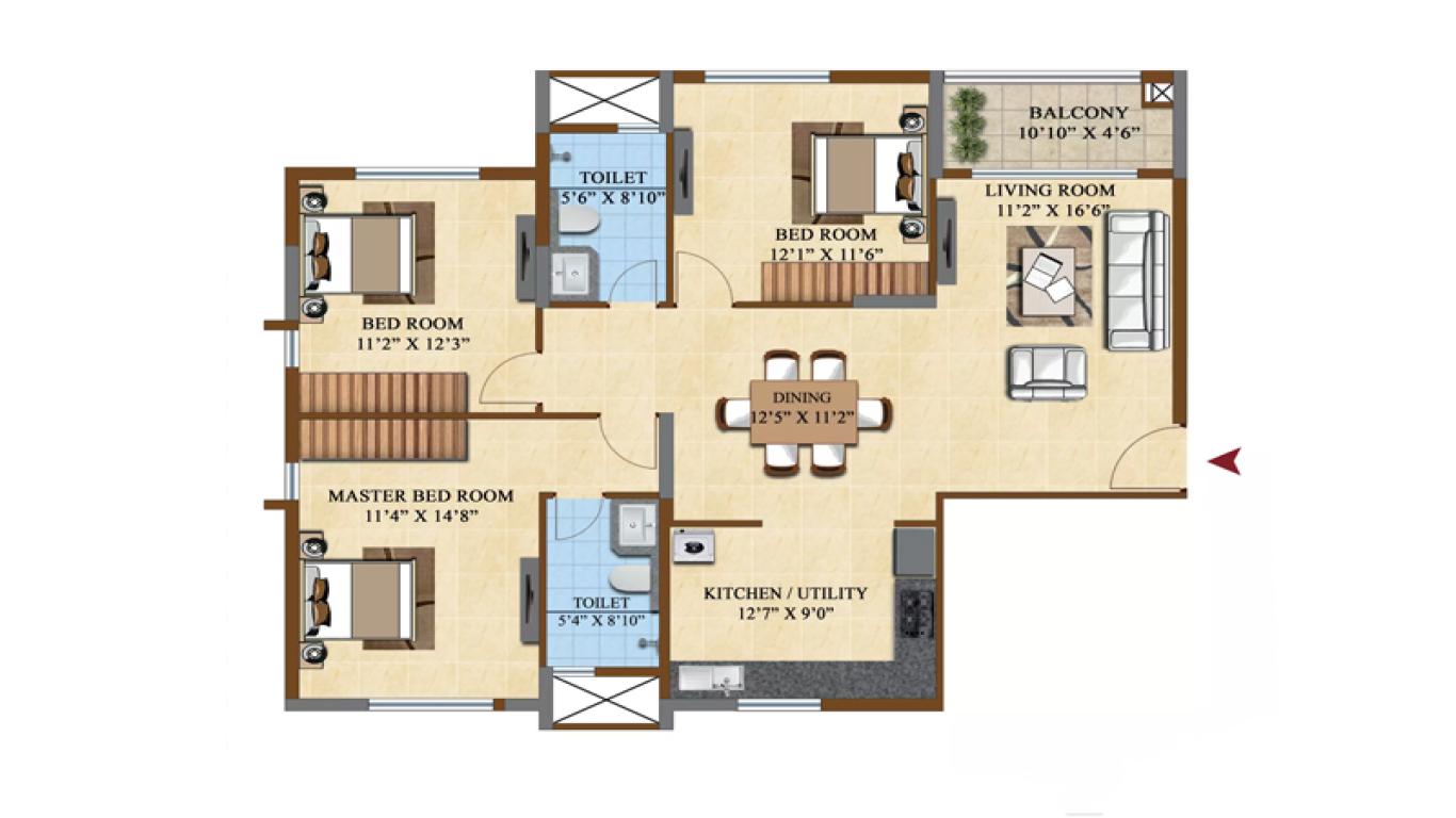 Sattva Divinity Mysore Road-floor plan 2.jpg